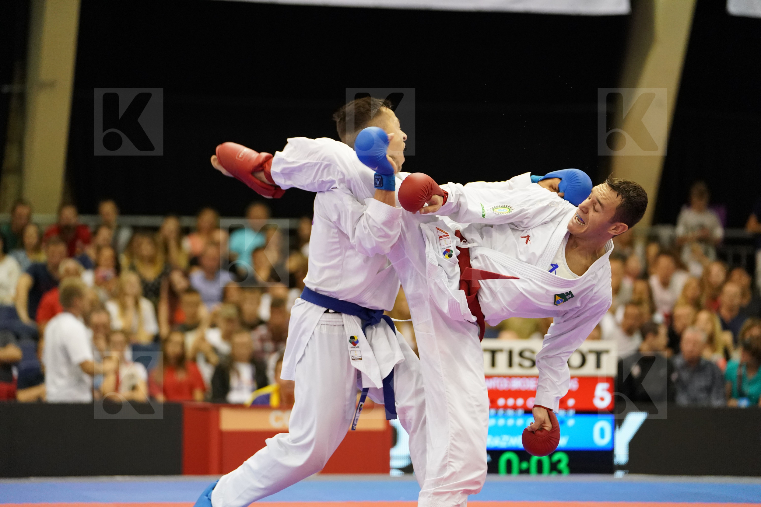 Brazil Drazweski Mw Male Kumite -60kg Poland Santos Brose Douglas